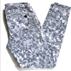 EUC Michael Kors Floral Skinny Jeans